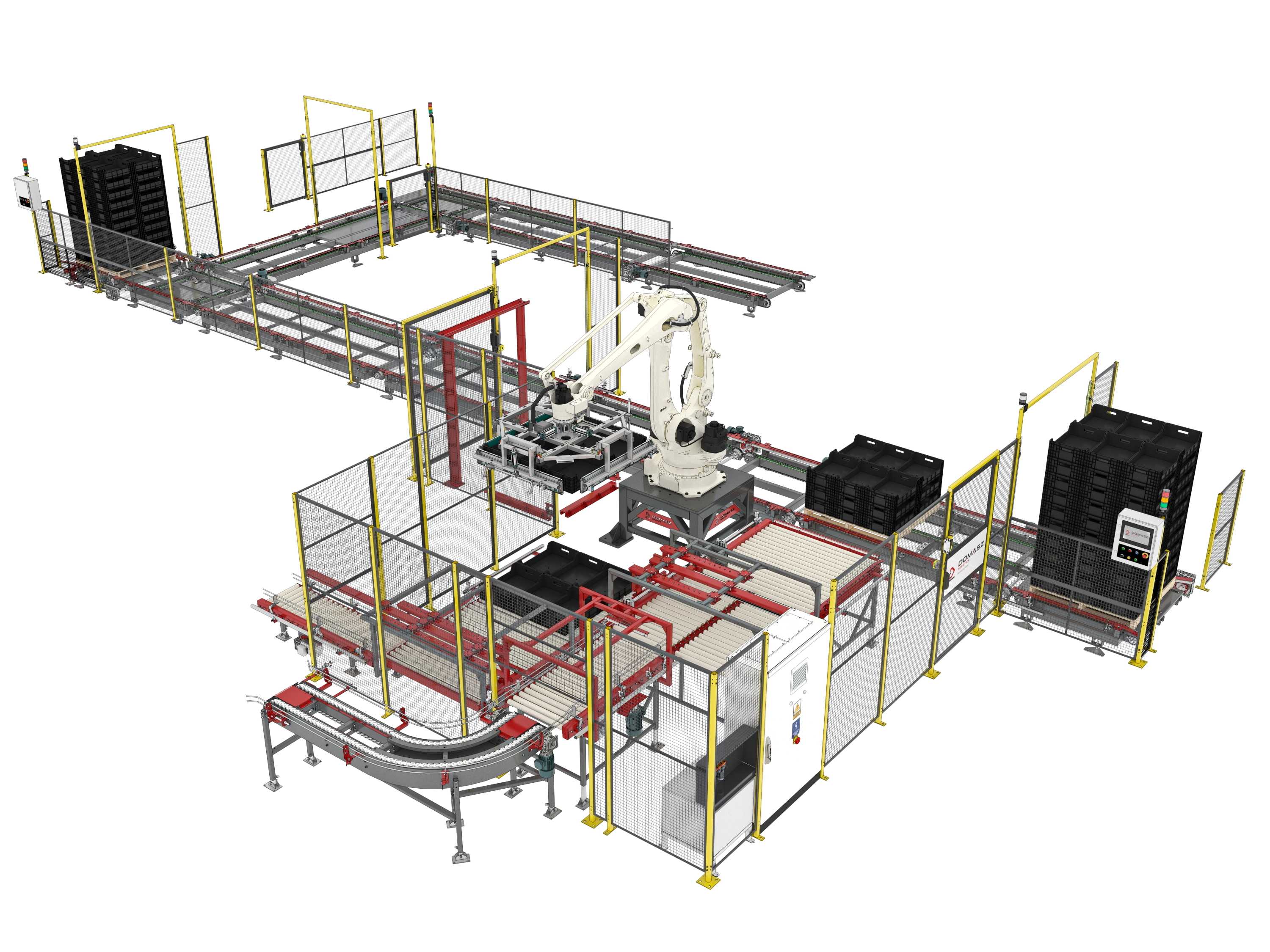 Technological line for operating an automatic bulb planting machine – another project at Polskie Tulipany and a continuation of the greenhouse servicing line.