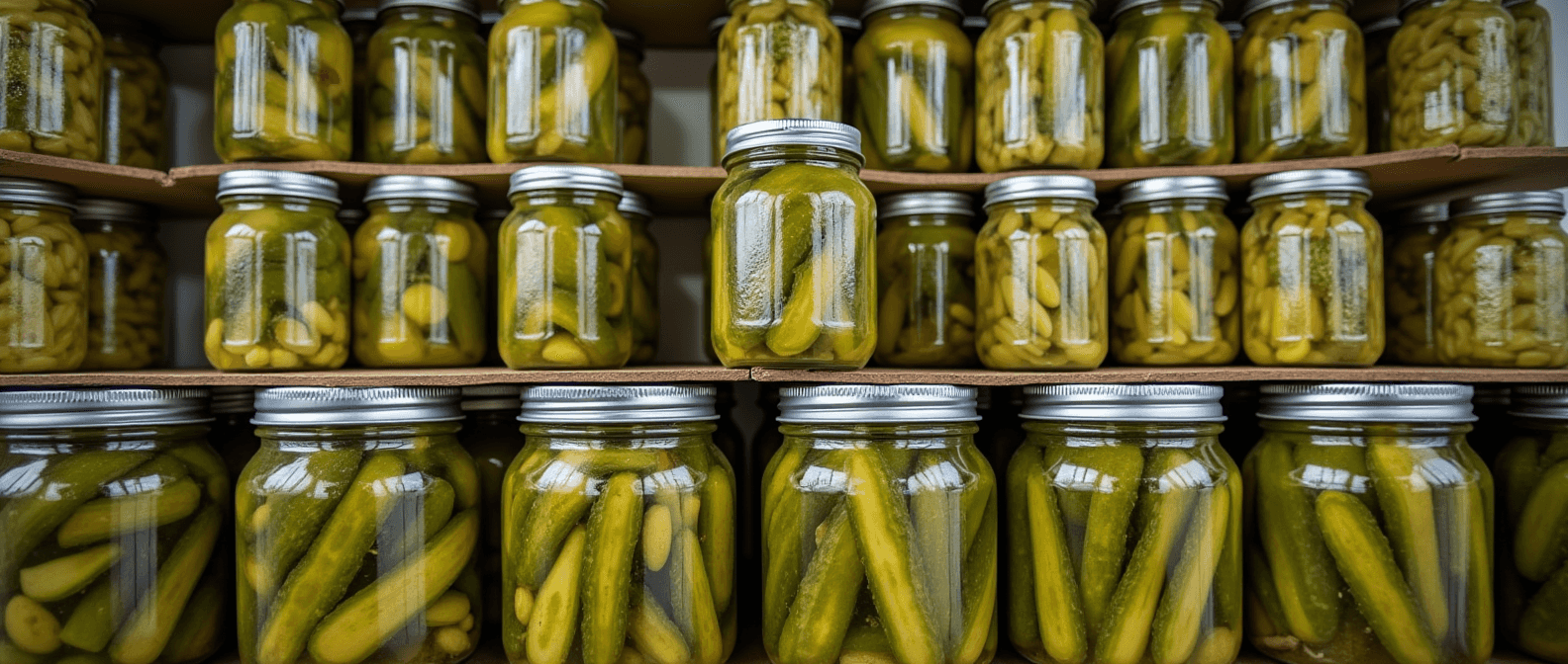 Packing line in the food sector